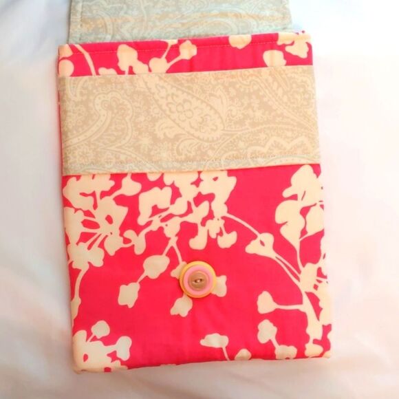 Handmade iPad Reader Tablet Pouch Padded Tech Sleeve New - Picture 2 of 9